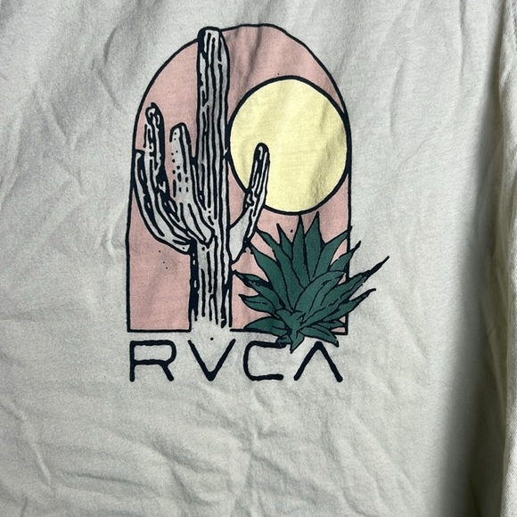 RVCA Women's Desert Graphic Crop Tank Top Size Medium - Picture 2 of 4